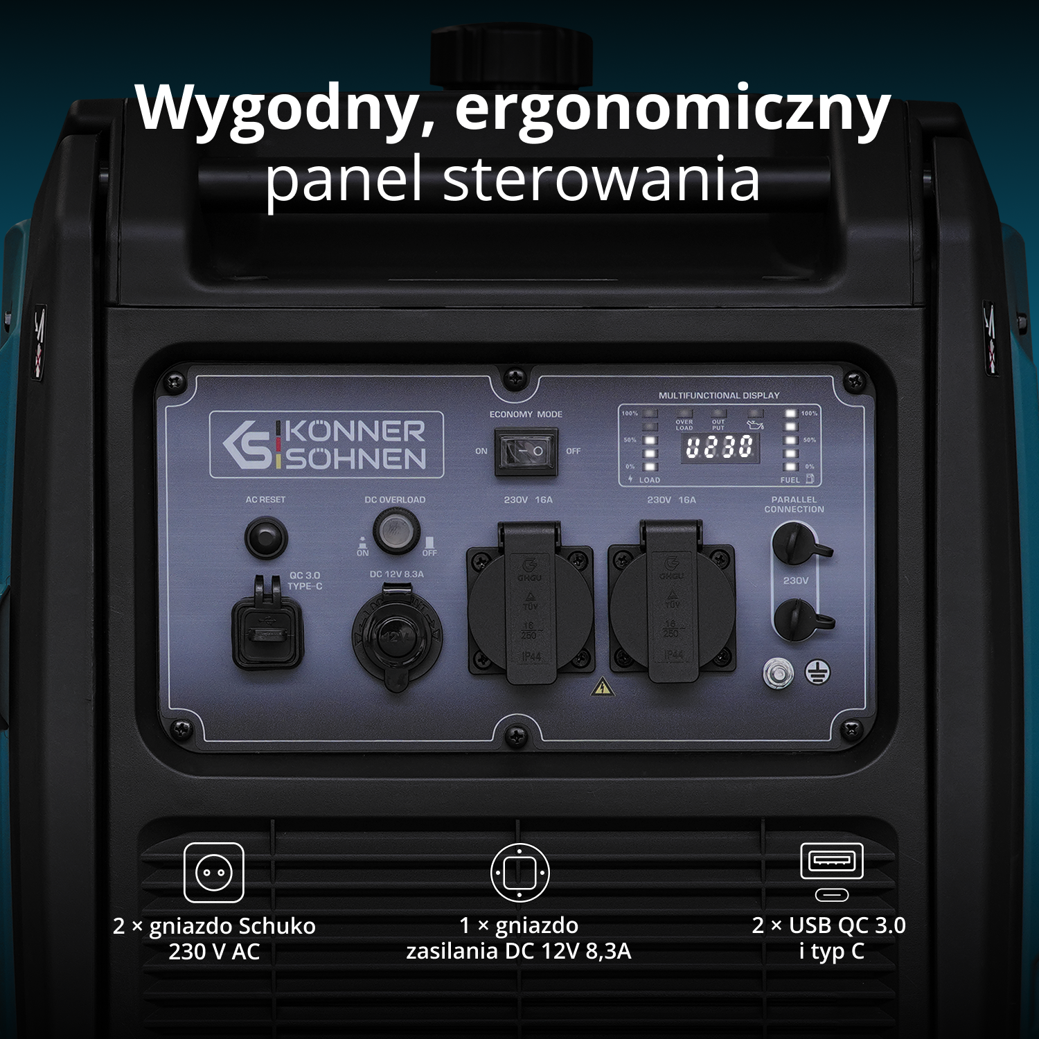 Inwerterowy generator LPG/benzyna KS 4000iEG S