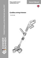 Cordless string trimmer KS CST-20V