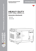 Generatory dieslowskie KS 16-1/3E, KS 16-1E