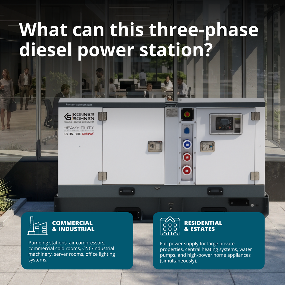 Three-Phase Diesel Power Station KS 35-3BE
