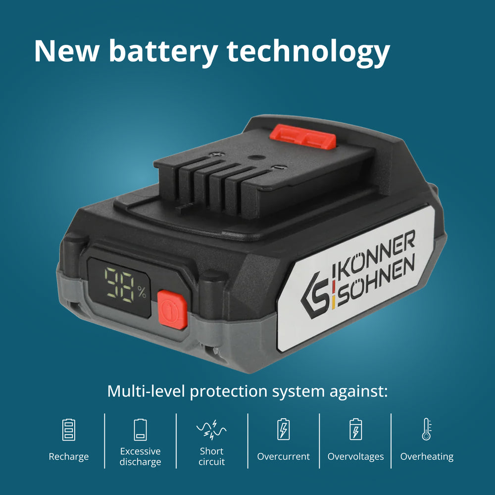 20V litija akumulators KS 20V2-1