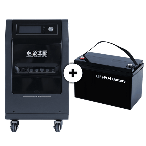 External battery operation