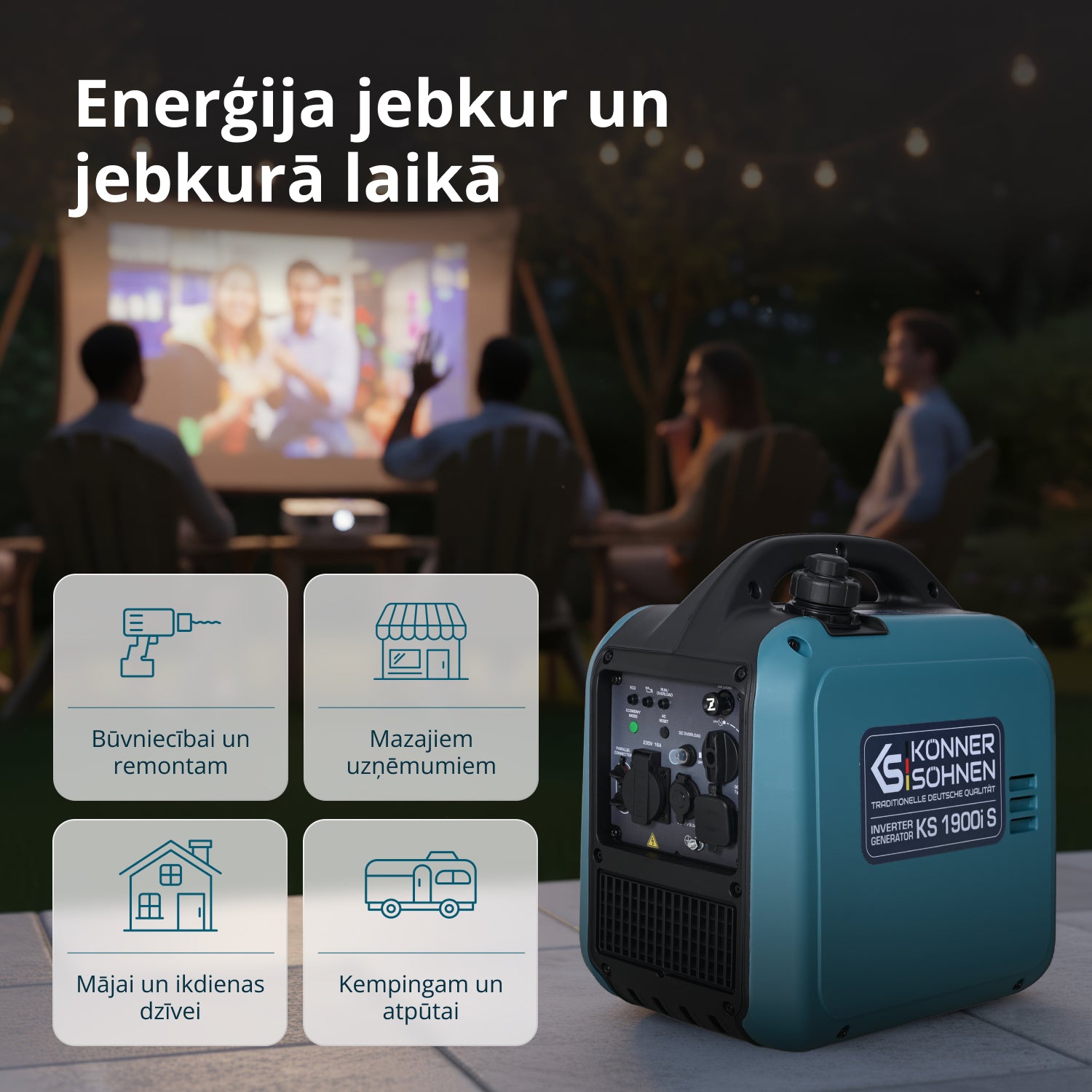 Invertora ģenerators KS 1900i S