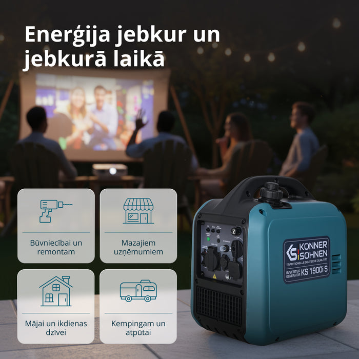 Invertora ģenerators KS 1900i S
