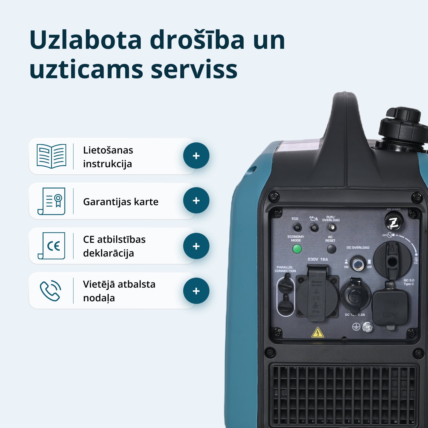 Invertora ģenerators KS 1900i S