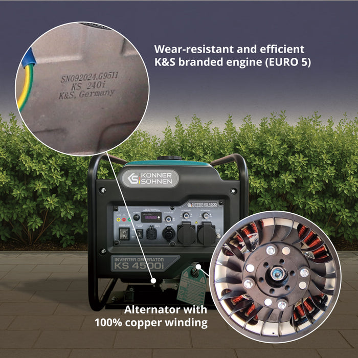 Invertora ģenerators KS 4500i