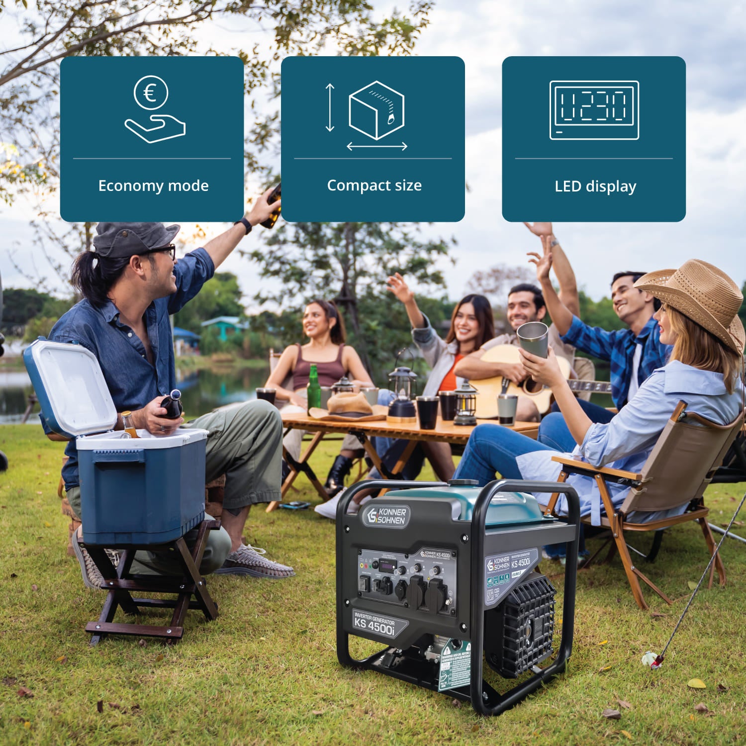 Invertora ģenerators KS 4500i