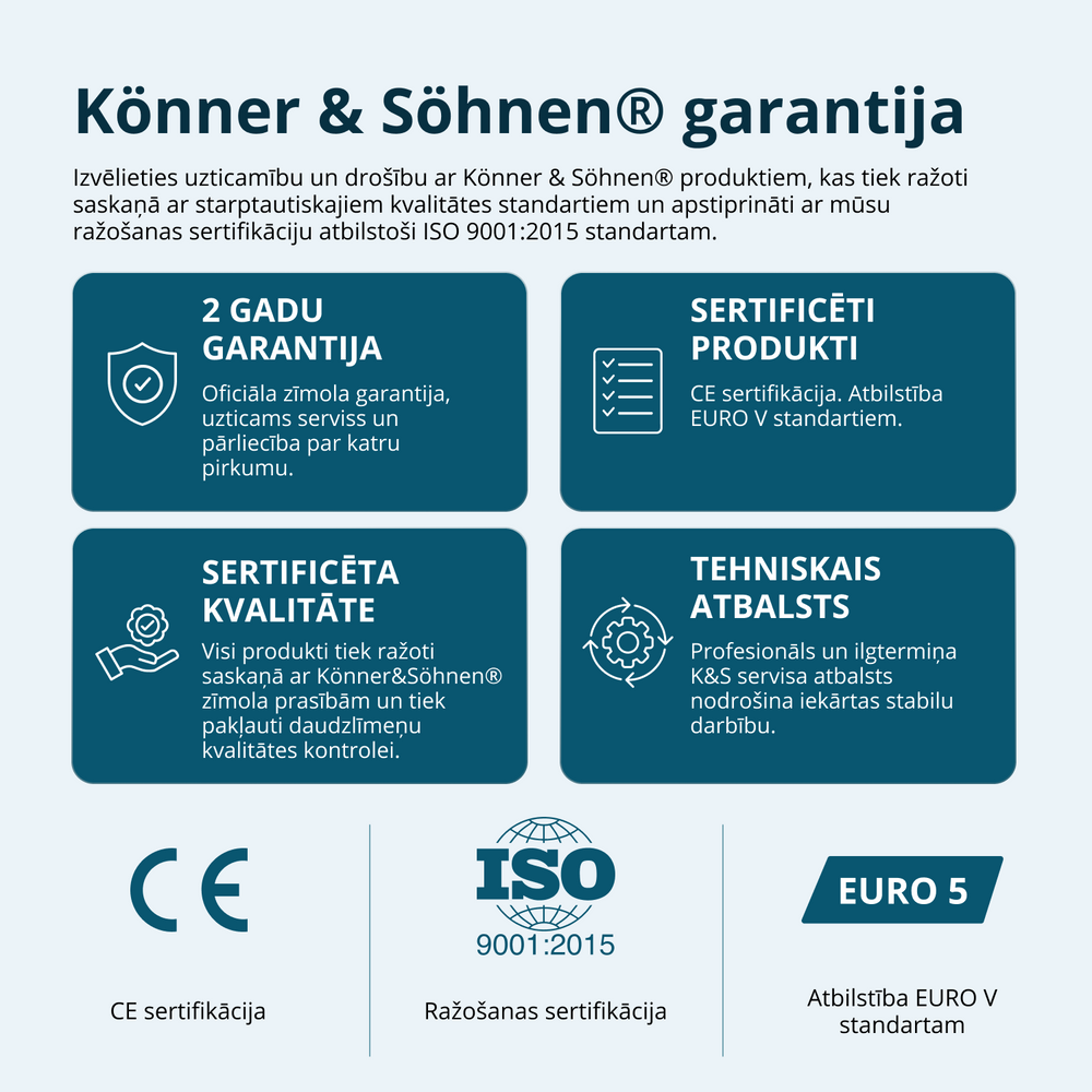 LPG/benzīna invertora ģenerators KS 5500iEG S