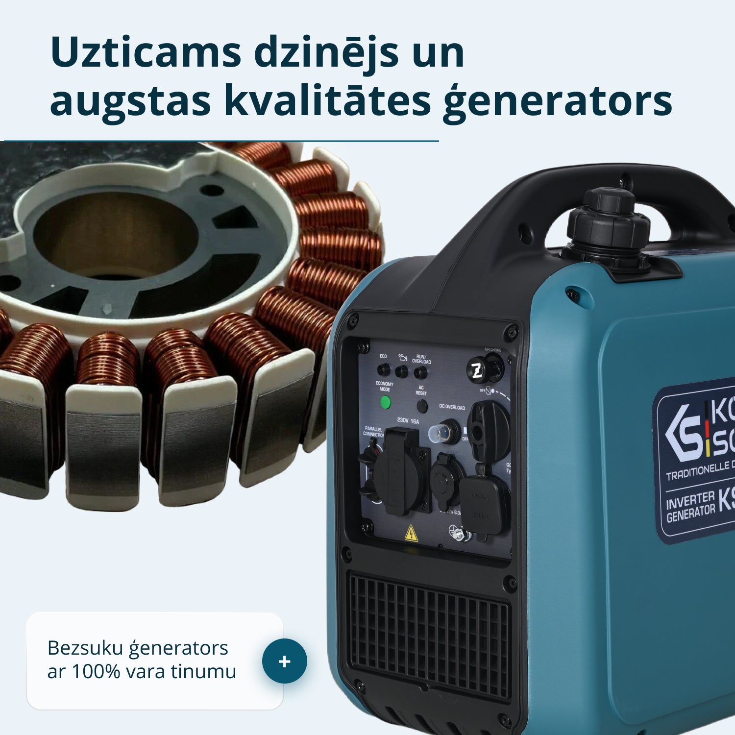 Invertora ģenerators KS 1900i S