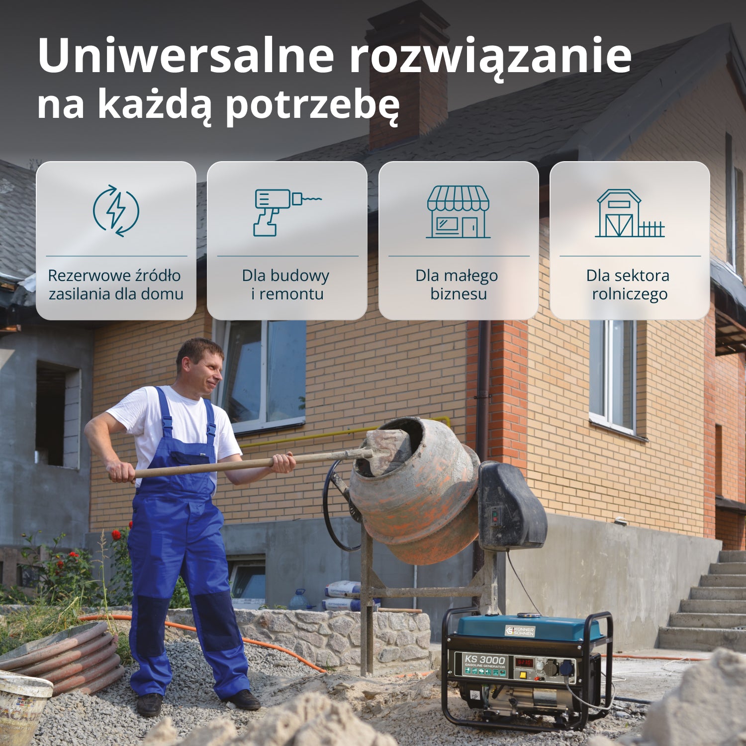 Benzīna ģenerators "Könner & Söhnen" KS 3000