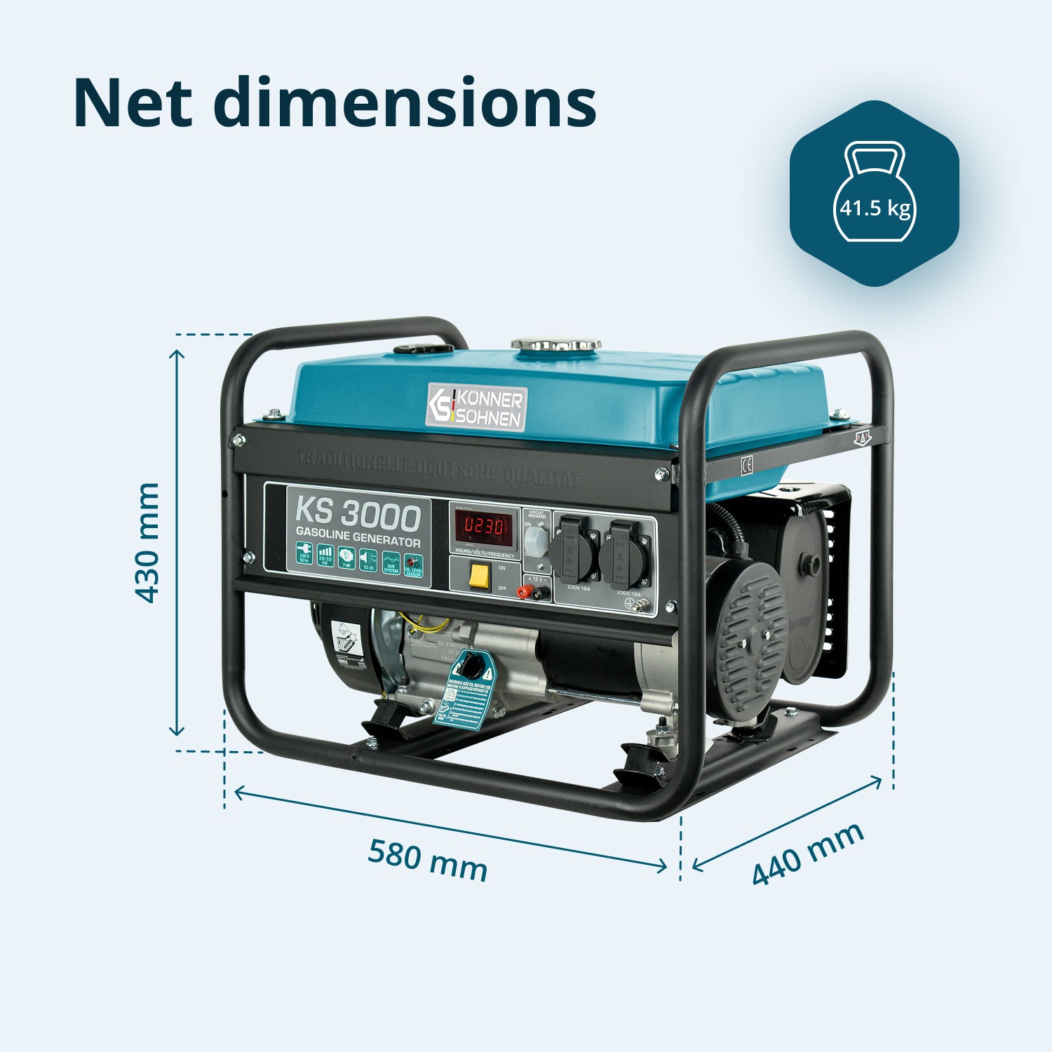 Gasoline generator "Könner & Söhnen" KS 3000