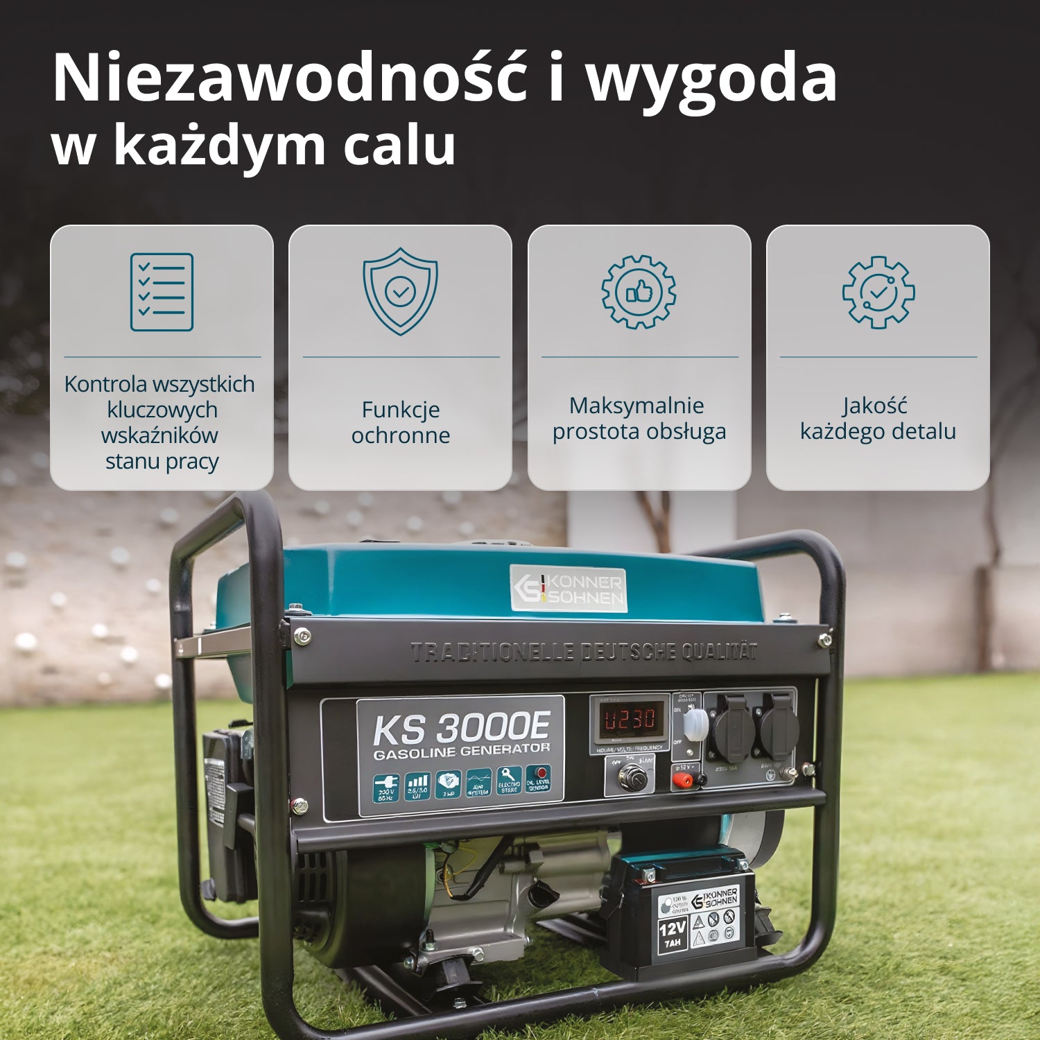 Benzīna ģenerators "Könner & Söhnen" KS 3000E
