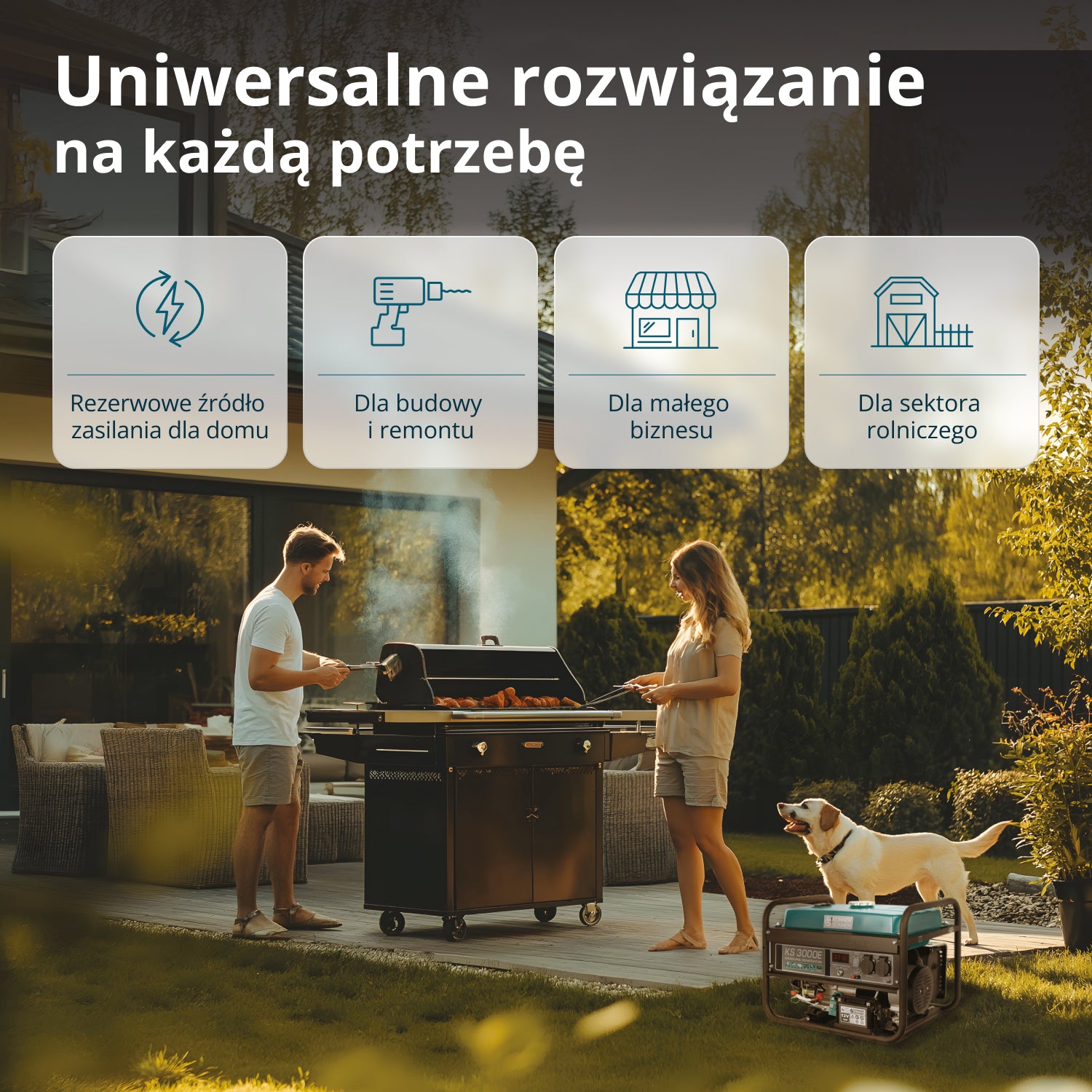 Benzīna ģenerators "Könner & Söhnen" KS 3000E