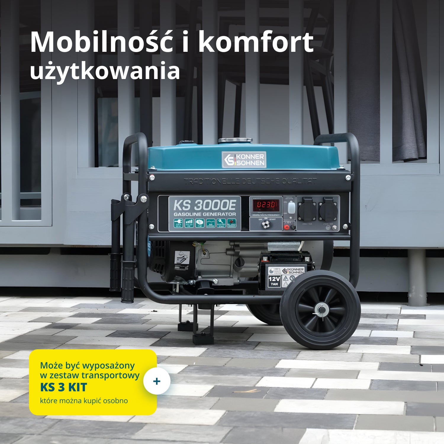 Benzīna ģenerators "Könner & Söhnen" KS 3000E