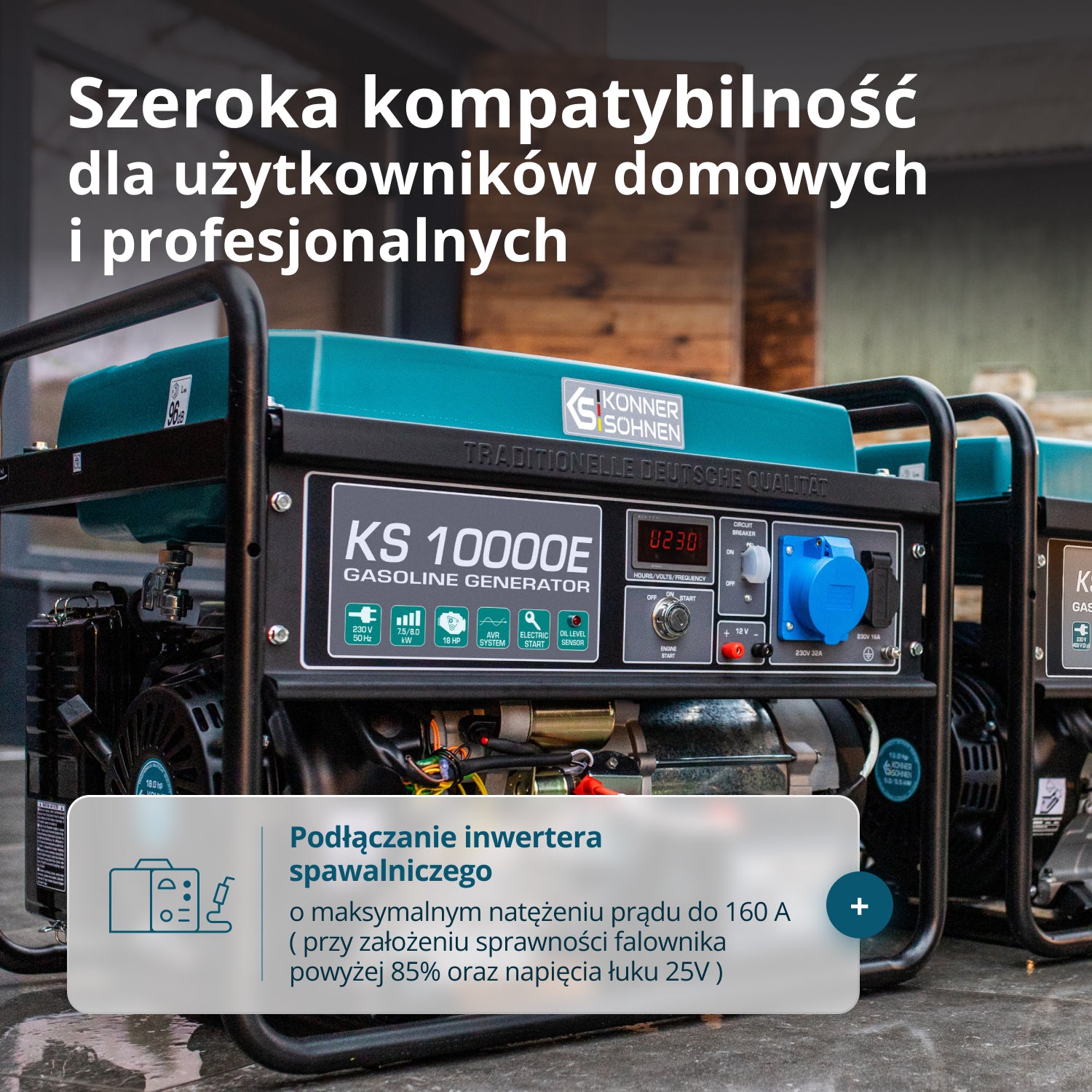 Benzīna ģenerators "Könner & Söhnen" KS 10000E