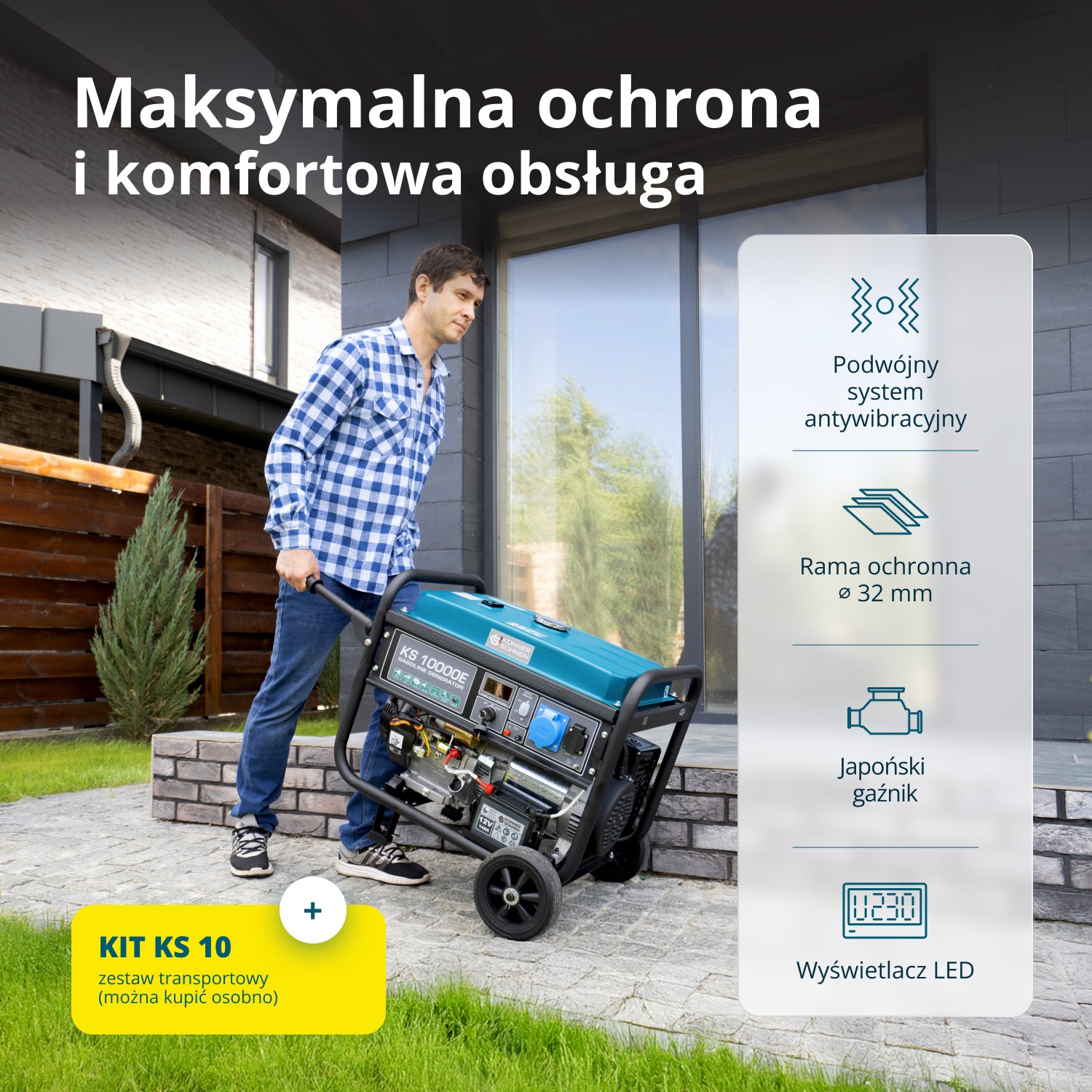 Benzīna ģenerators "Könner & Söhnen" KS 10000E