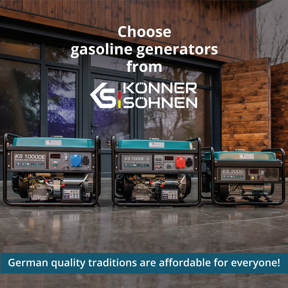 Benzīna ģenerators "Könner & Söhnen" KS 7000E 1/3