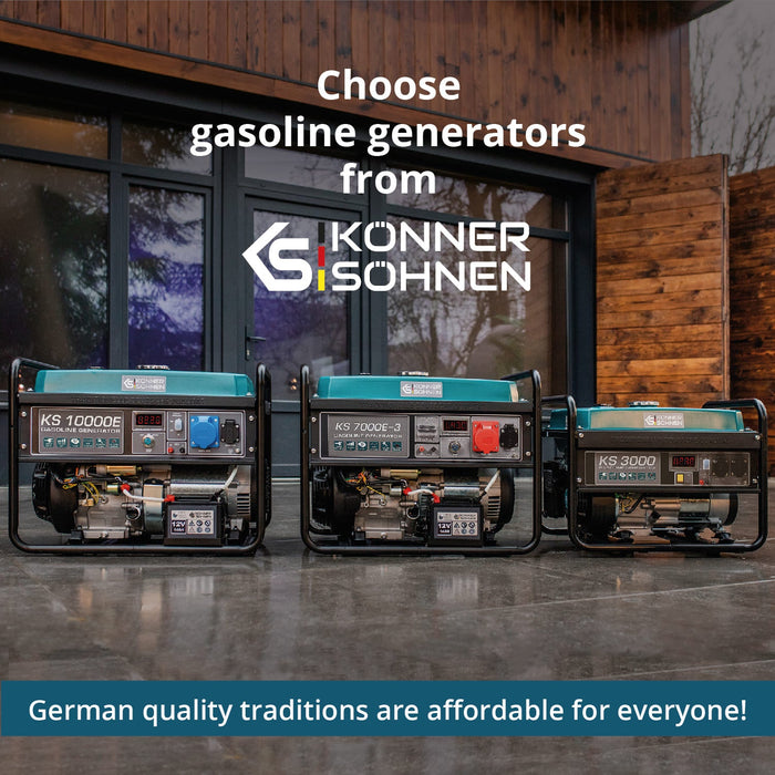 Gasoline generator "Könner & Söhnen" KS 7000E