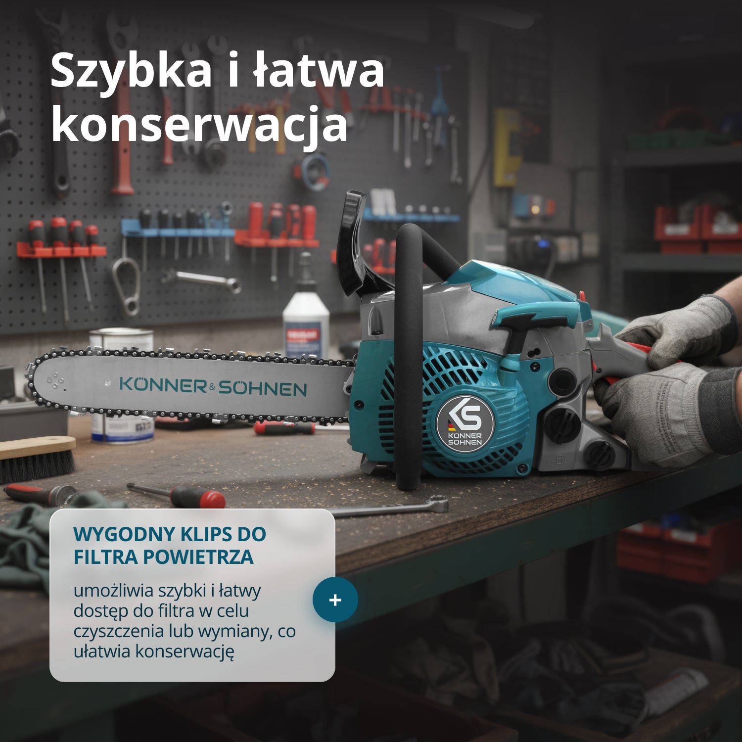 Piłarka spalinowa KS CS18G-14C