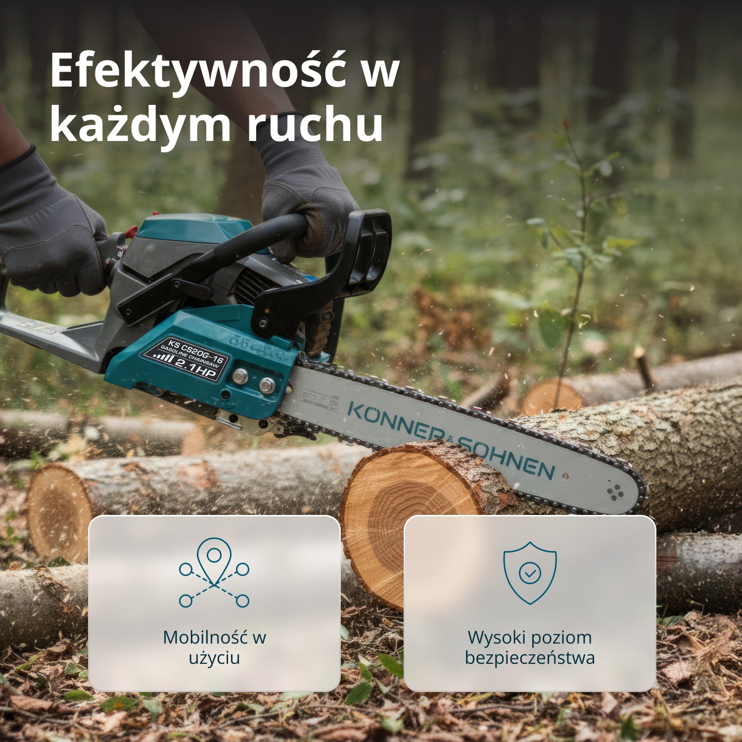 Pilarka spalinowa KS CS20G-16