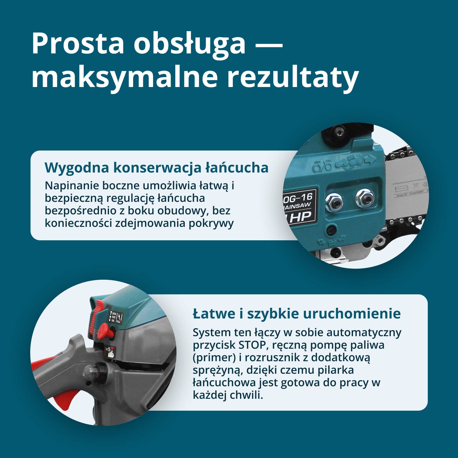 Pilarka spalinowa KS CS20G-16