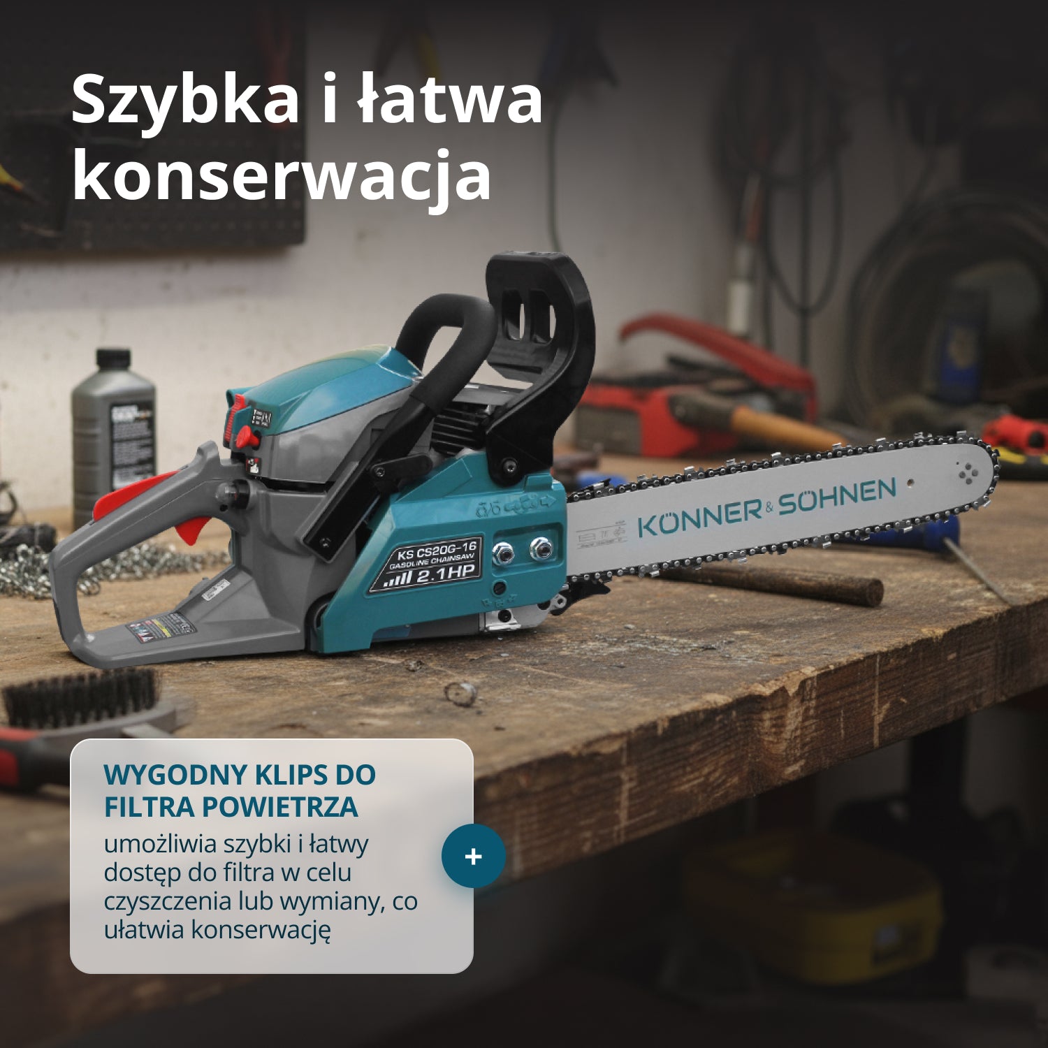 Pilarka spalinowa KS CS20G-16