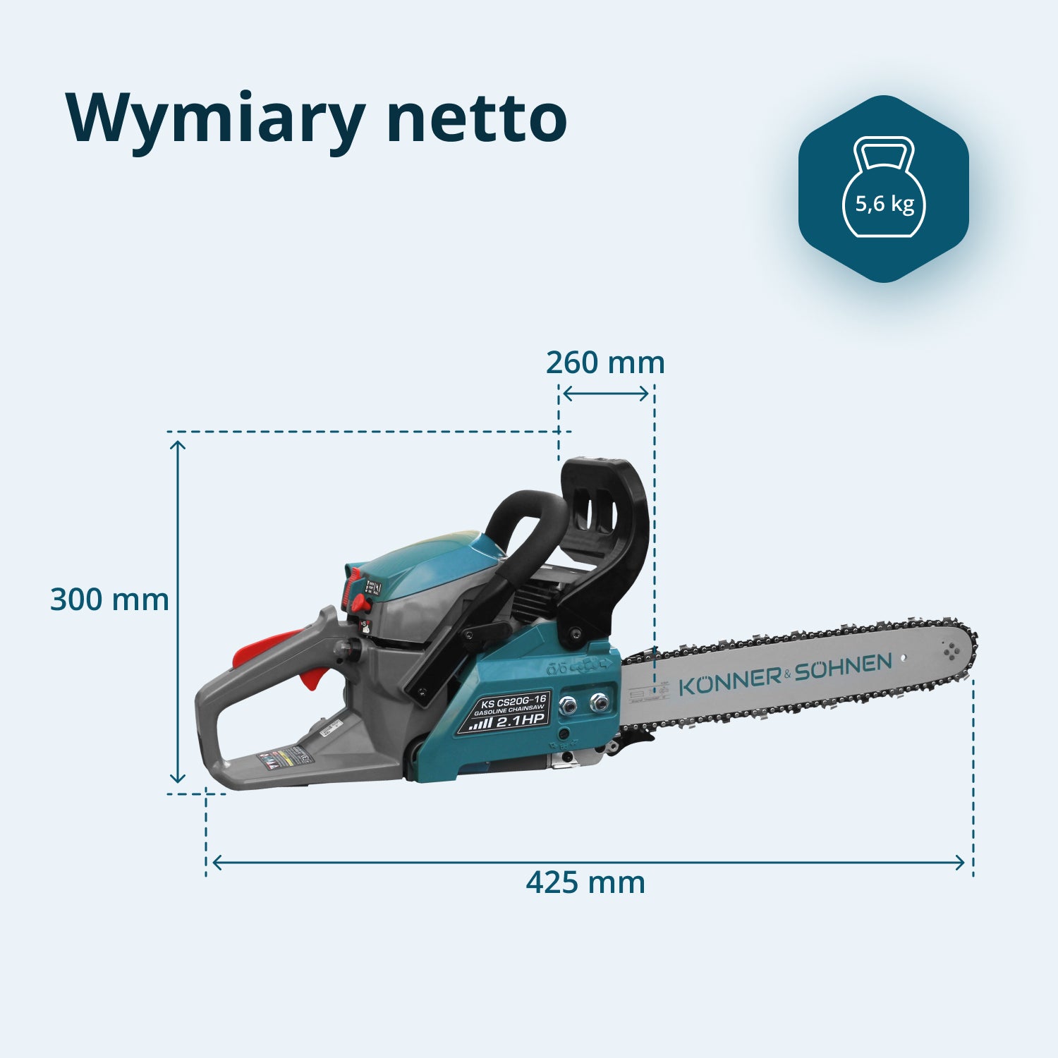 Pilarka spalinowa KS CS20G-16