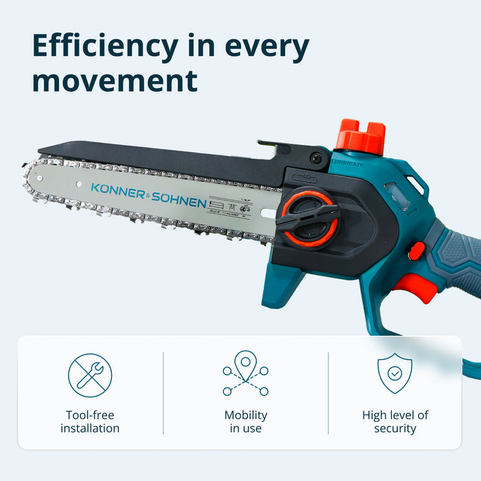 Cordless Mini Chainsaw KS MCS20V-8