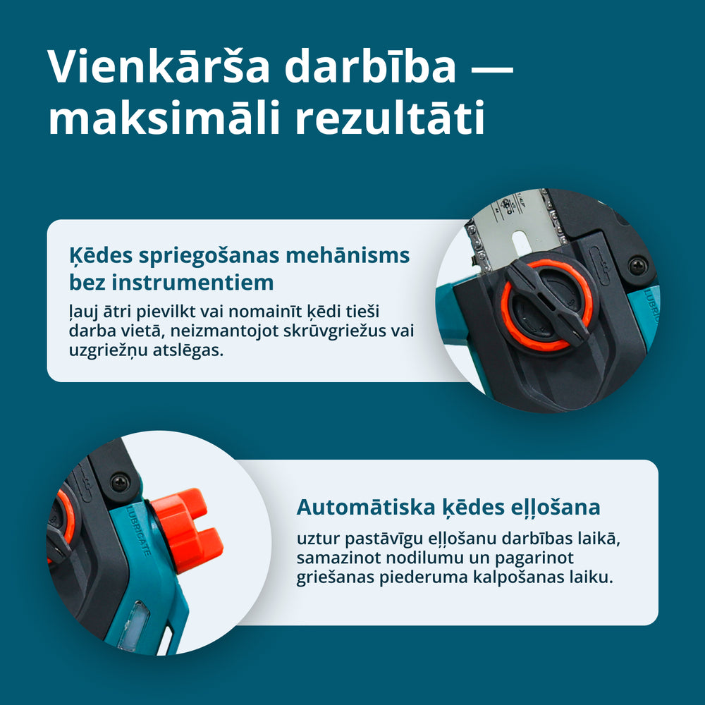 Bezvadu Mini Motorzāģis KS MCS20V-8 Korpuss
