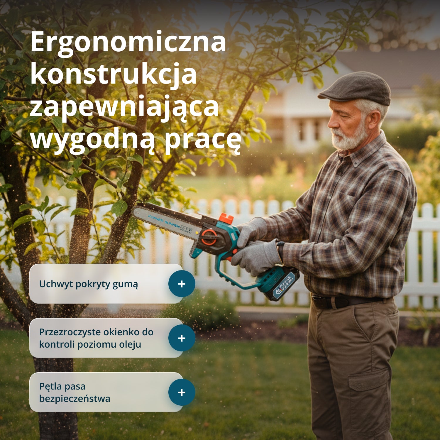 Akumulatorowa mini pilarka KS MCS20V-8 Case