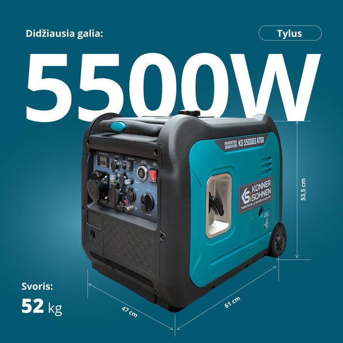Invertora ģenerators KS 5500iE S ATSR