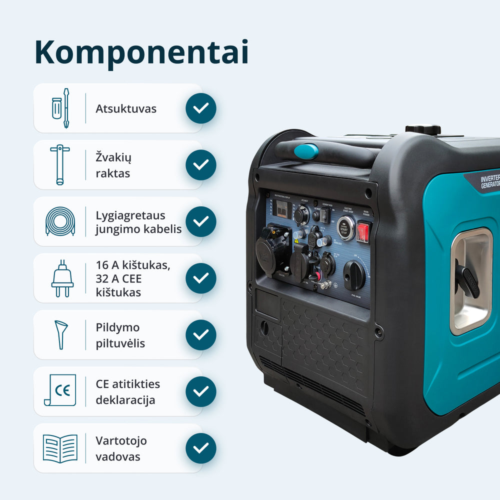 Invertora ģenerators KS 5500iE S ATSR