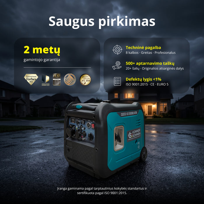 Invertora ģenerators KS 5500iE S ATSR