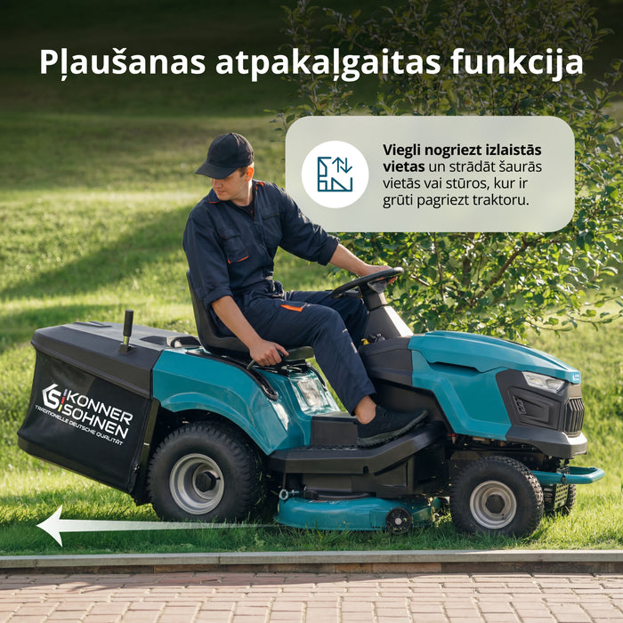 Benzīna traktora zāles pļāvējs KS 98TMG-H