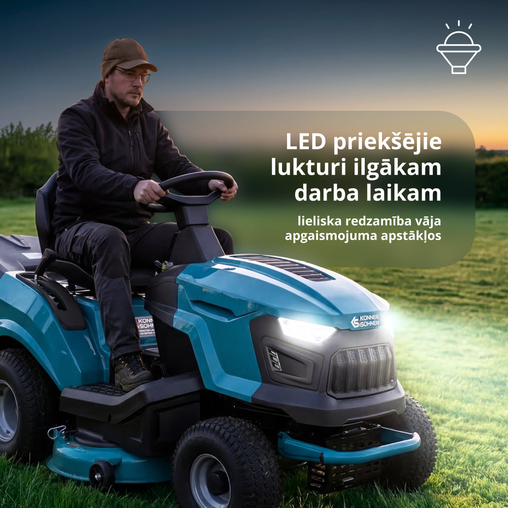 Benzīna traktora zāles pļāvējs KS 98TMG-H
