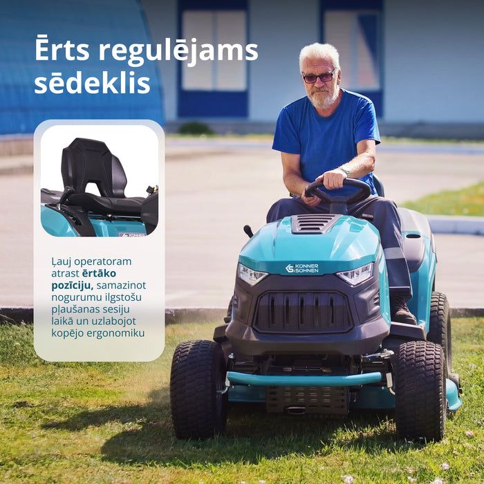 Benzīna traktora zāles pļāvējs KS 98TMG-H