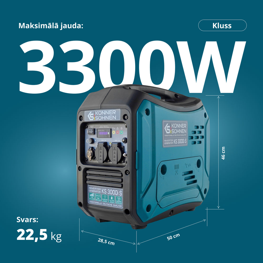Invertora ģenerators KS 3000i S