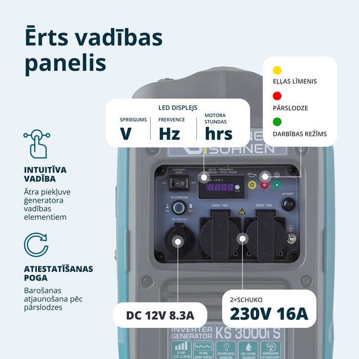 Invertora ģenerators KS 3000i S