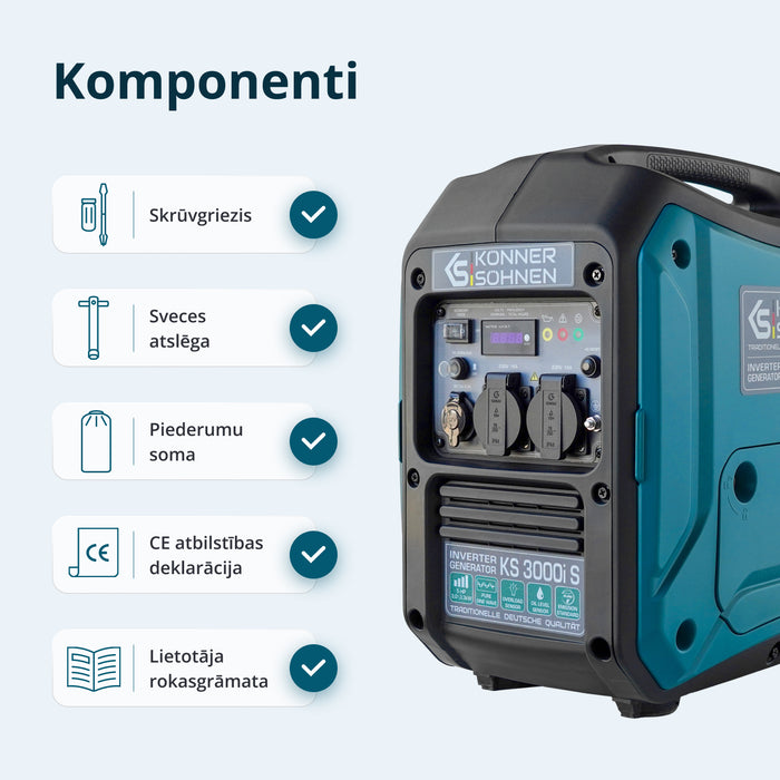 Invertora ģenerators KS 3000i S
