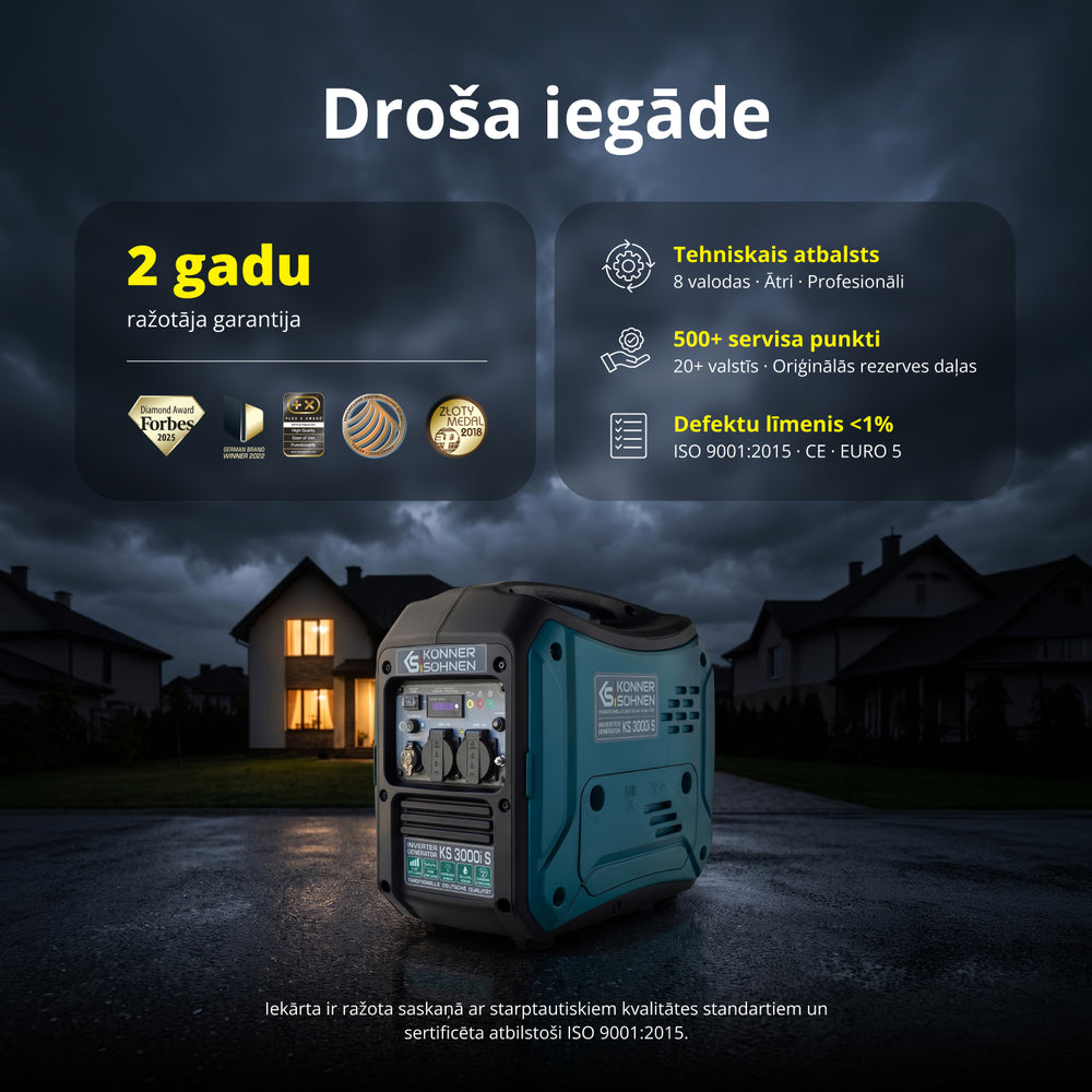 Invertora ģenerators KS 3000i S