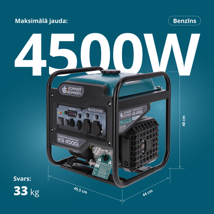 Invertora ģenerators KS 4500i