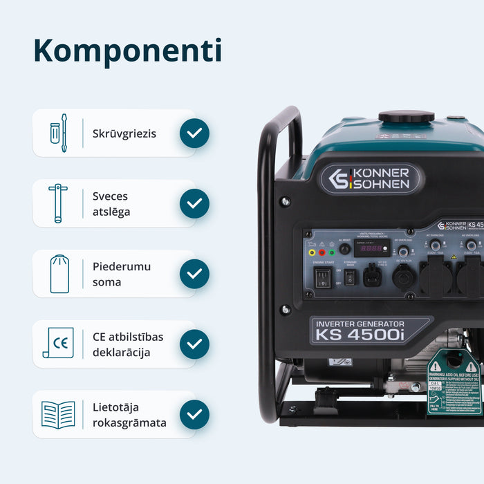Invertora ģenerators KS 4500i