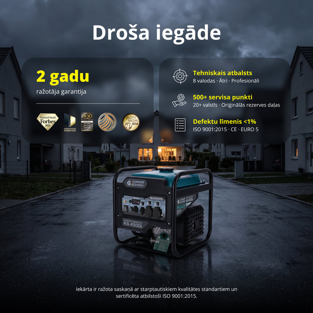 Invertora ģenerators KS 4500i