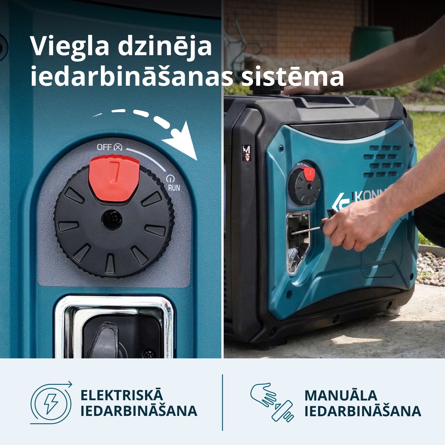 Invertora ģenerators KS 6000iE S