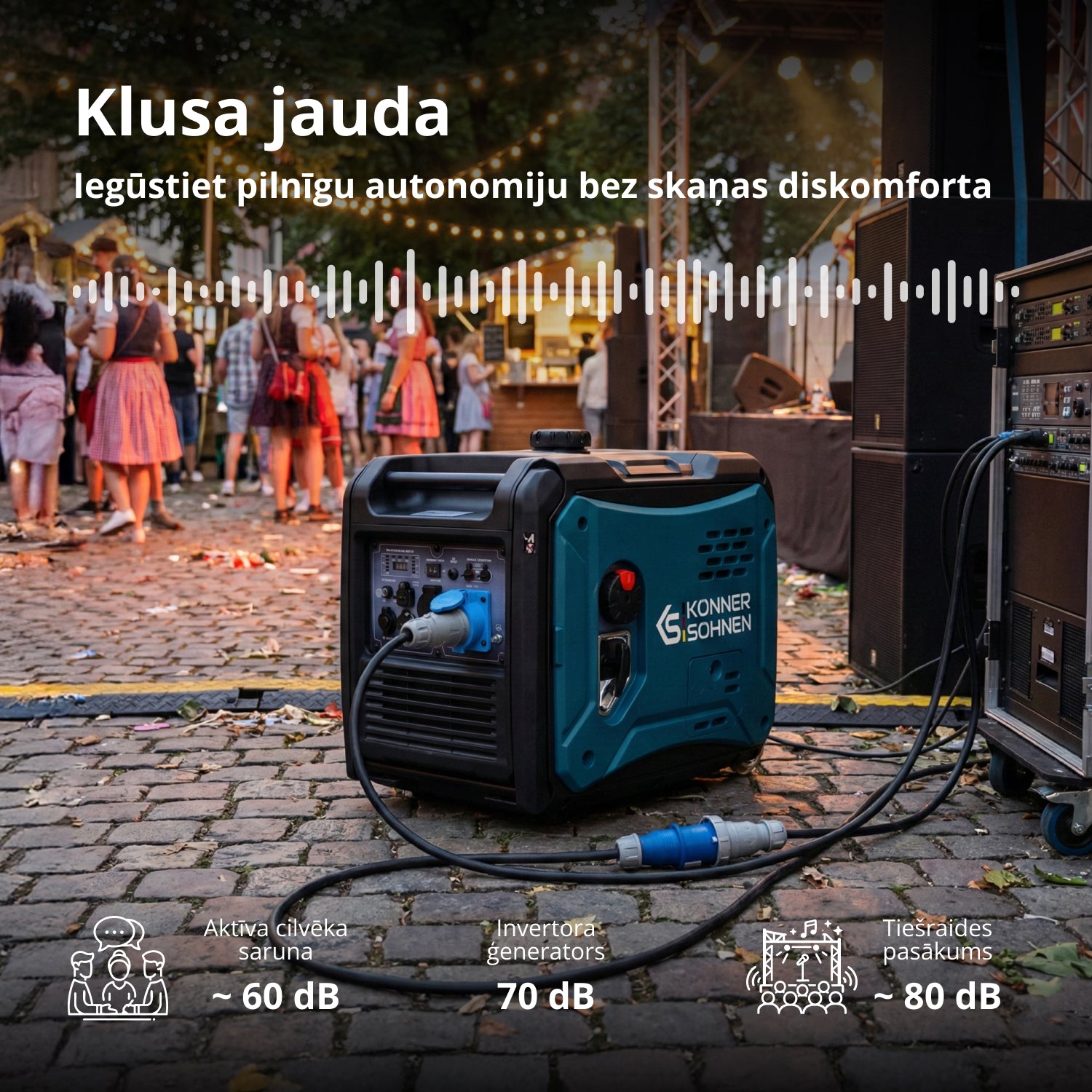 Invertora ģenerators KS 6000iE S