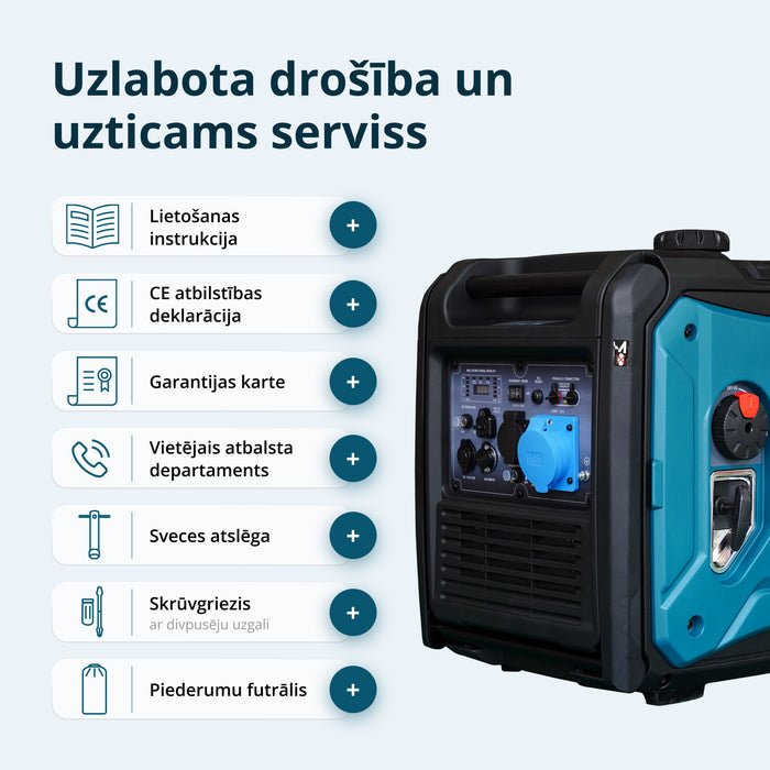 Invertora ģenerators KS 6000iE S