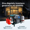 Divu degvielu invertora ģenerators KS 6500iEG thumbnail