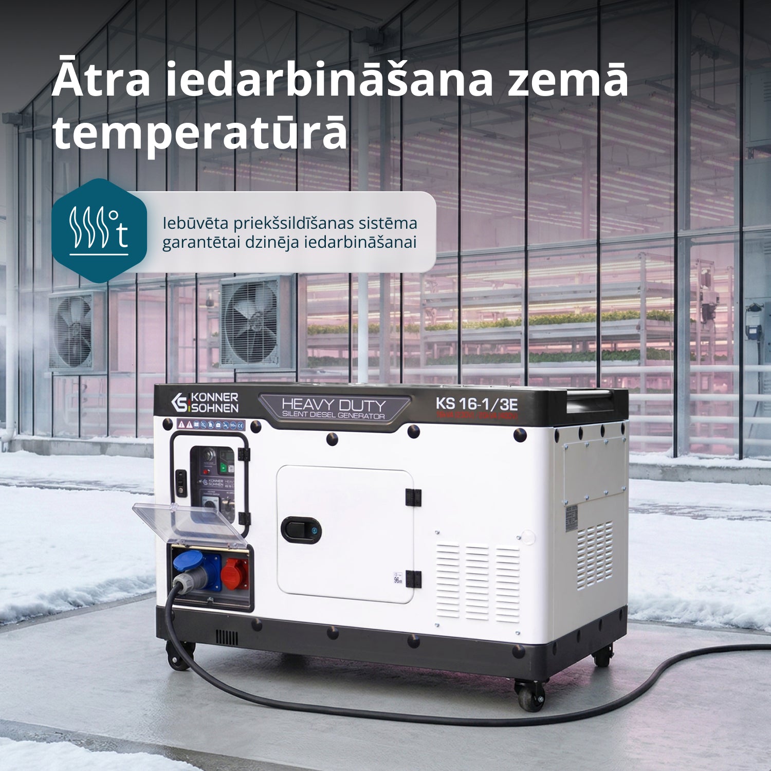 Dīzeļģenerators KS 16-1/3E
