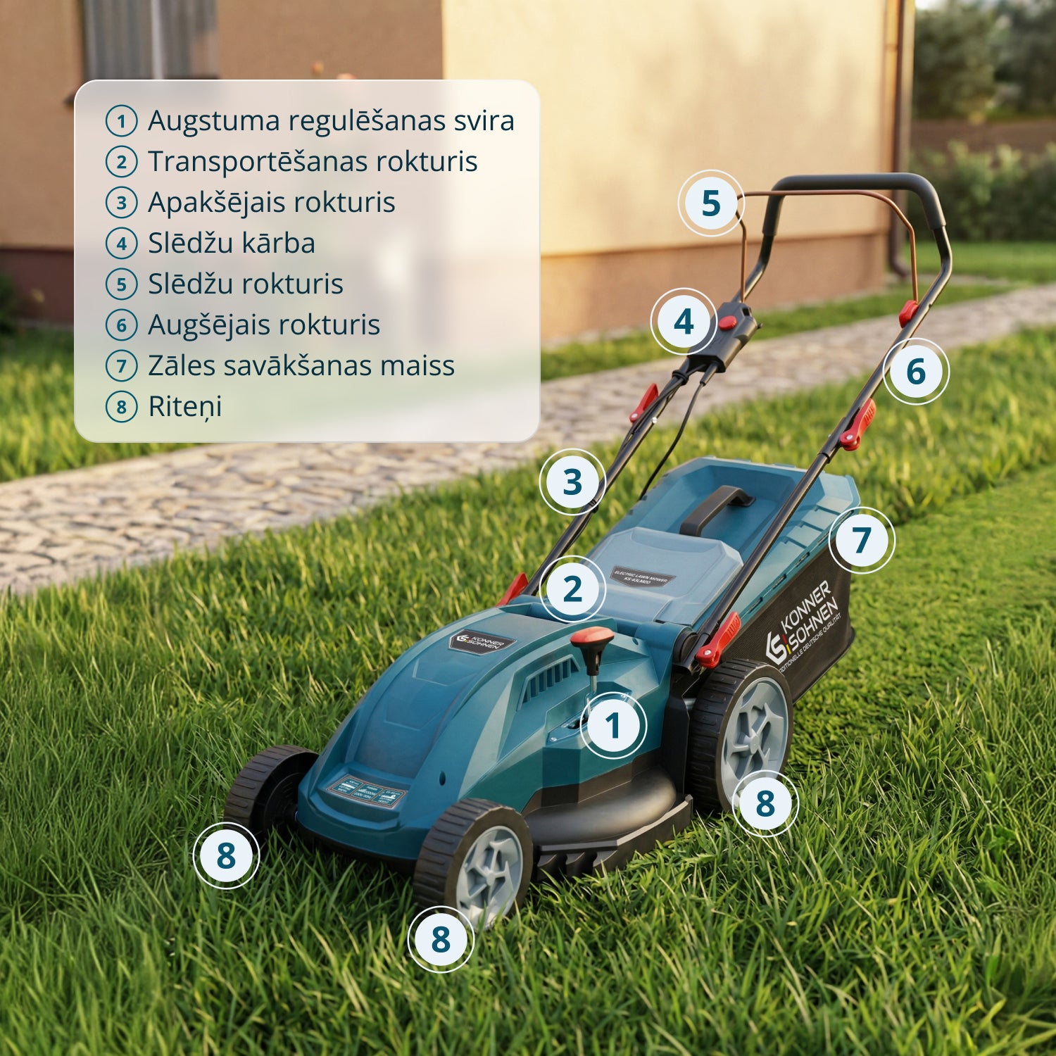 Elektriskā zāles pļaujmašīna KS 43LM20