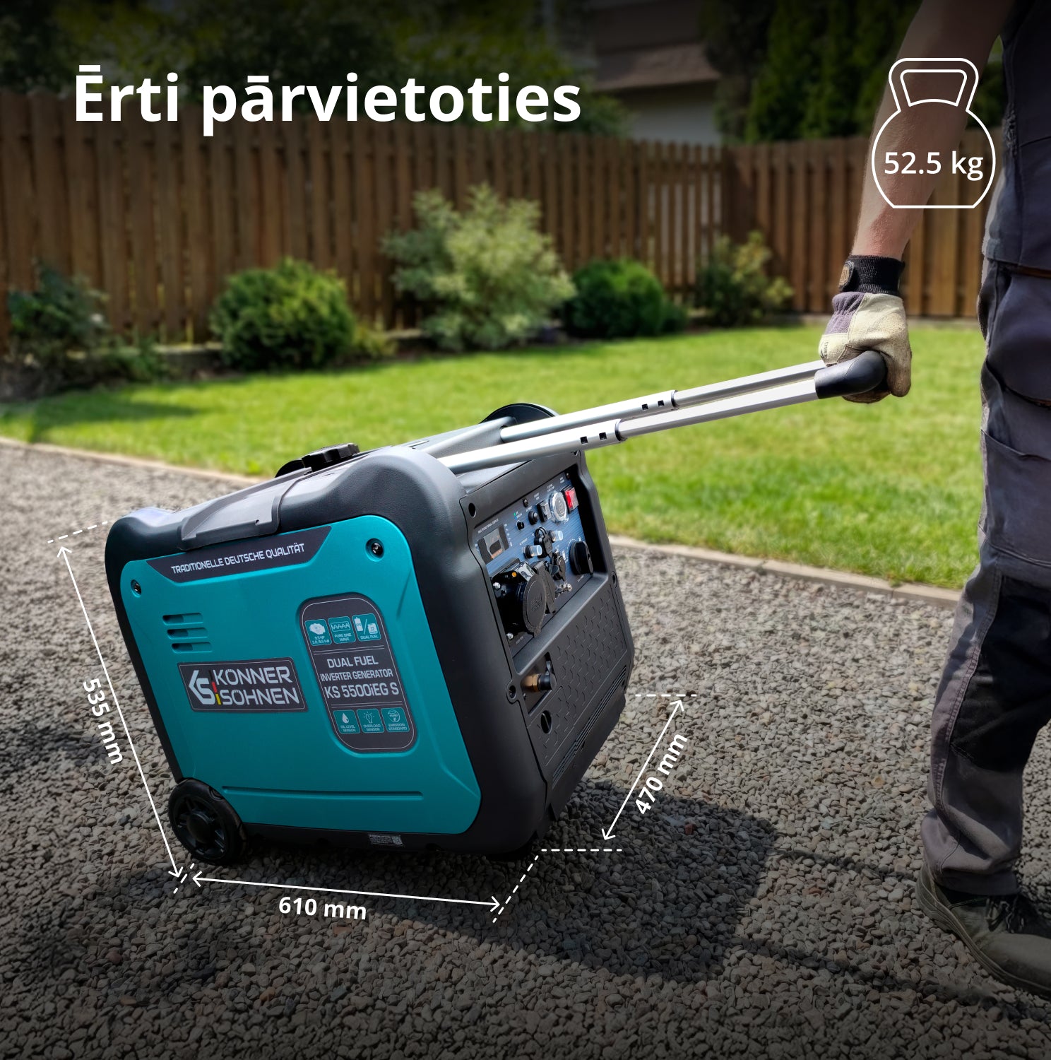 LPG/benzīna invertora ģenerators KS 5500iEG S